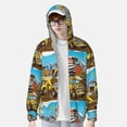 thumbnail image 4 of Goofa Different Construction Site Vehicles Printed Women's UPF 50+ Sun Protection Hoodie Jacket Lightweight Long Sleeve Sun Shirt for Women with Pocket Hiking Outdoor-XX-Large, 4 of 9