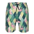 thumbnail image 3 of Goofa Flamingo Printed Mens Swim Trunks Summer Quick Dry Short Beach Swimwear Bathing Suits-Large, 3 of 9