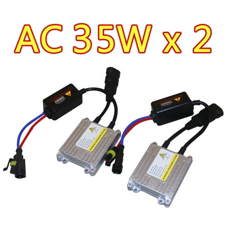 2 Pack of AC 35W HID Ballasts Replacement 12V Fast Start For HID Xenon Coversion