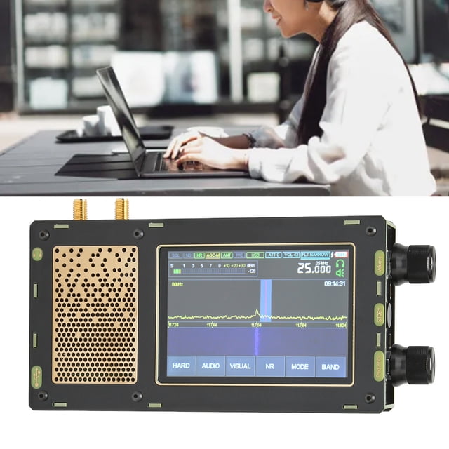 Receptor DSP SDR conexión USB 50KHz a 2GHz Receptor de radio para computadora