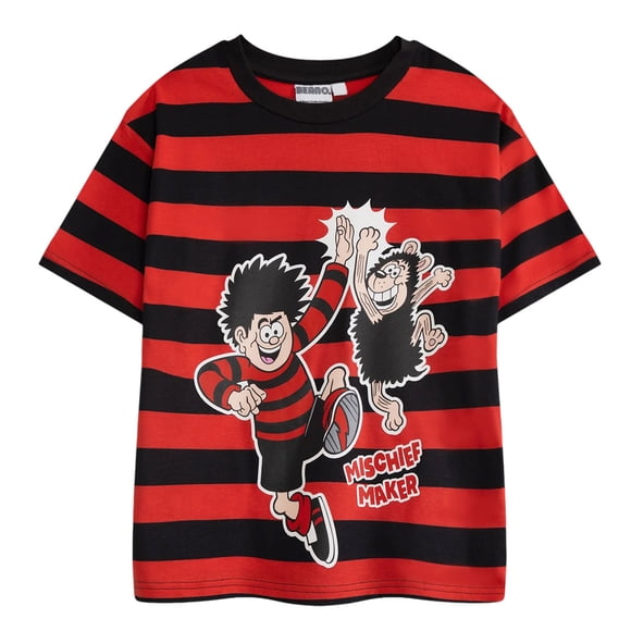 Beano T-Shirt à Manches Courtes pour Garçons Dennis la Menace