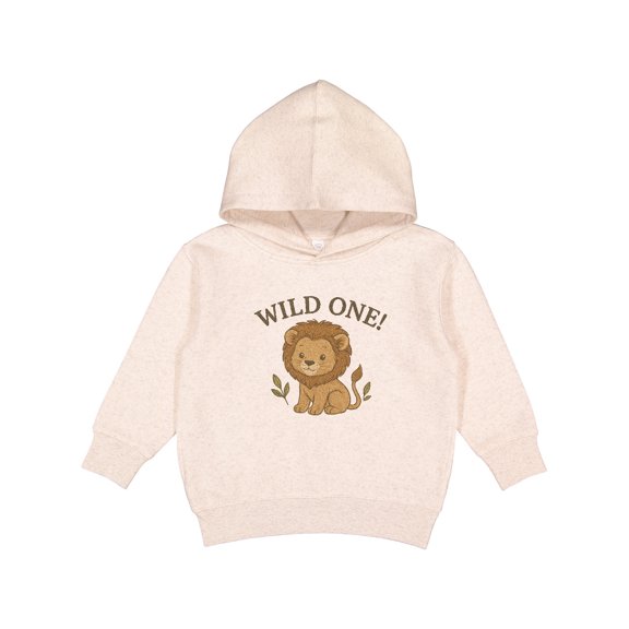Inktastic Wild One Lion Cute Kids Animal Toddler Hoodie