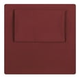 thumbnail image 3 of Truly Soft Everyday Sheet Set Burgundy Microfiber 3-Piece Twin Sheet Set, 3 of 6