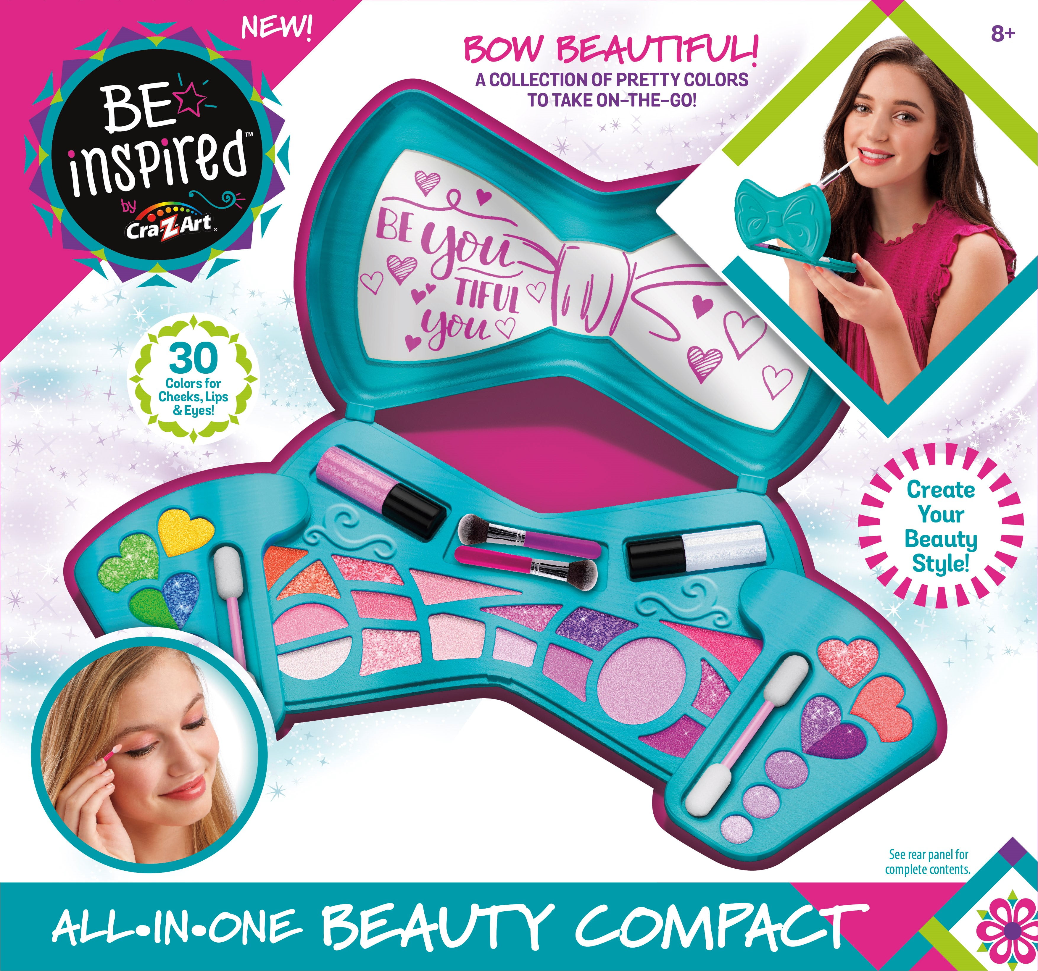 Cra-Z-Art Be Inspired Unisex All-in-One Makeup Beauty Compact,  Ages 8 and up