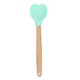 thumbnail image 3 of Love espátula de silicona, mango de madera, espátula de silicona, utensilios de cocina 4 piezas, 3 of 12