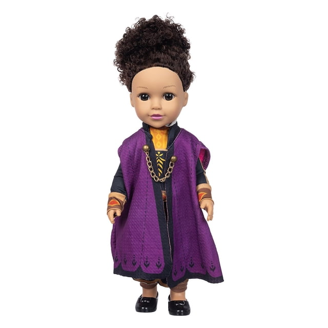 Juguete de simulación para bebés Doll HUOGUO, pelo rizado, 35 cm, con ropa