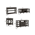 thumbnail image 5 of Bush Furniture Key West Tall TV Stand with Coffee Table, Console Table and Set of 2 End Tables, 5 of 9