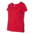 thumbnail image 3 of IWPF - Women's Plus Size V-neck T-Shirt - Soccer With Ball, 3 of 5
