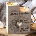 thumbnail image 1 of Wooden Candle Holder Decorated With Beautiful Meaning Heart Shaped Candle Holder, 1 of 1