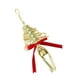 thumbnail image 3 of Colgante de árbol de Navidad con campana, suministros de decoración navideña, accesorios para fotos, manualidades Amarillo, 3 of 9