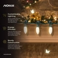 thumbnail image 4 of NOMA Quick Clip C9 LED Christmas String Lights, 100 Warm Bulbs (4 Pack), 4 of 13