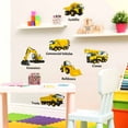 thumbnail image 3 of Cateissary Pegatina de pared de coche de ingeniería para el hogar, pegatinas autoadhesivas para habitación de niños de PVC para vehículos, calcomanía Decoración del hogar Cateissary HA078725-00, 3 of 6