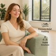 thumbnail image 6 of SOULART 111.02" Cloud Sofa, sectional Deep-Seat Couch , Green modern sofa with compressed shippment & Easy Setup, 6 of 8