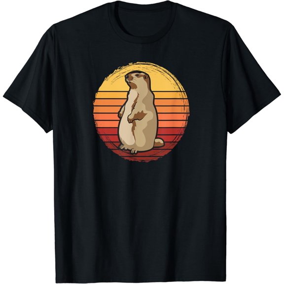 Marmot Lovers Sunset Vintage Design T Shirt