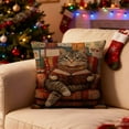 thumbnail image 2 of Décor de Salon Coussin Imprimé d'Animaux Mignons 45x45 cm Coussin de Sofa, 2 of 6