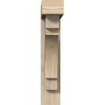 thumbnail image 2 of Ekena Millwork 5 1/2"W x 24"D x 28"H Merced Block Smooth Bracket w/ Offset Brace, Douglas Fir, 2 of 25