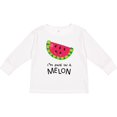 thumbnail image 3 of Inktastic I'm One in a Melon Watermelon Humor Boys or Girls Long Sleeve Toddler T-Shirt, 3 of 5