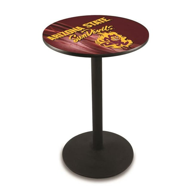 Holland Bar Stool L214B3636ArizSt-S-D2 36 Po Arizona État Soleil Diables Pub Table avec 36 Po Haut