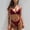 Wine Red, variant on Babysbule Strapless Sleeveless Solid Padded Push Up Two Pieces Swimsuits Bikini Sets Womens Swimwear