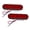Red, variant on Side Marker Tail Lights Replacement Tail Stop Brake Light 24 LEDs Turn Light Oval Trailer Lights with Reflector