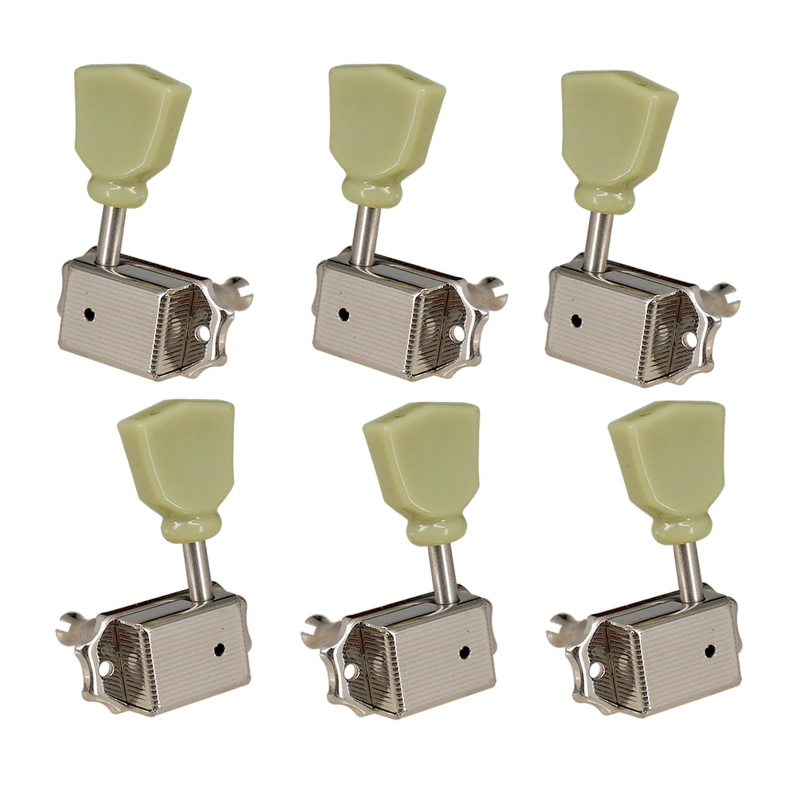 LeeQinersw 6Pcs Guitar Tuning Peg Tuner Right Left Guitar Tuning Pegs for Acoustic Electric