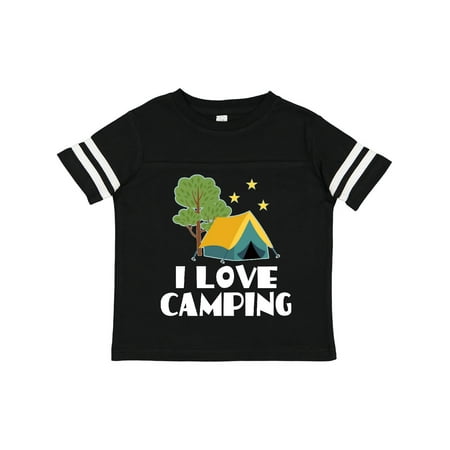 

Inktastic I Love Camping Summer Vacation Gift Toddler Boy or Toddler Girl T-Shirt
