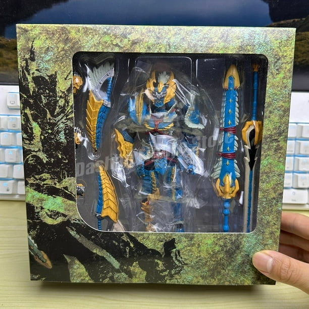 2025 Kaiyodo Monster Hunter Rathalos figura de acción, juguetes de estatuilla, Revoltech, Yamaguchi, espadachín, Reus, modelo masculino, dragón de fuego, Zinogre