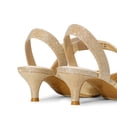 thumbnail image 5 of Dream Pairs Kitten Heels for Women Closed Toe Pointed Toe Low Heel Strappy Pumps Party Dance Wedding Dress Shoes for Women, 5 of 5