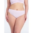 thumbnail image 2 of Joyspun Women's Cotton-Blend Hi-Cut Bikini Panties, 6-Pack, Sizes S-XXXL, 2 of 12