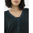 thumbnail image 4 of Time and Tru Women's Super Soft Button Cardigan, Sizes XS-XXXL, 4 of 5