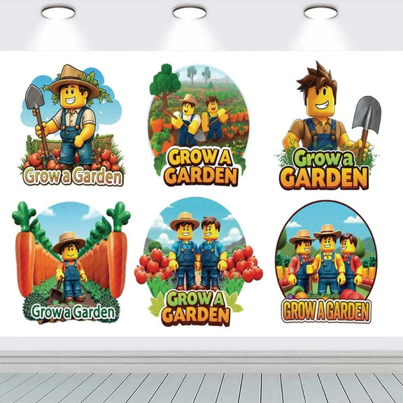 Grow a garden Taspestry Poster Banner Backdrop Background Wall Decor Party Supplies