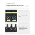 thumbnail image 4 of Portable 4-Way Audio Mixer, 4-in & 1-Out Stereo Mixer, Small DJ Mixer, 4 of 4