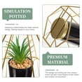 thumbnail image 3 of Nestingho Planta Artificial Bonsái Dorado Simulado Para Decorar Jardín Oficina Y Espacios Interiores, 3 of 8
