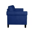 thumbnail image 3 of New Classic Furniture Alani Contemporary Fabric & Wood Accent Chair in Blue, 3 of 4