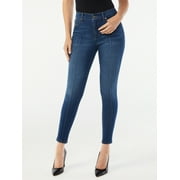 Sofia Jeans Women's Rosa Curvy High Rise Destructed Skinny Ankle Jeans
