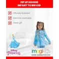 thumbnail image 5 of Disney Princess Cinderella Little Girls Zip Up Hoodie Infant to Big Kid, 5 of 5