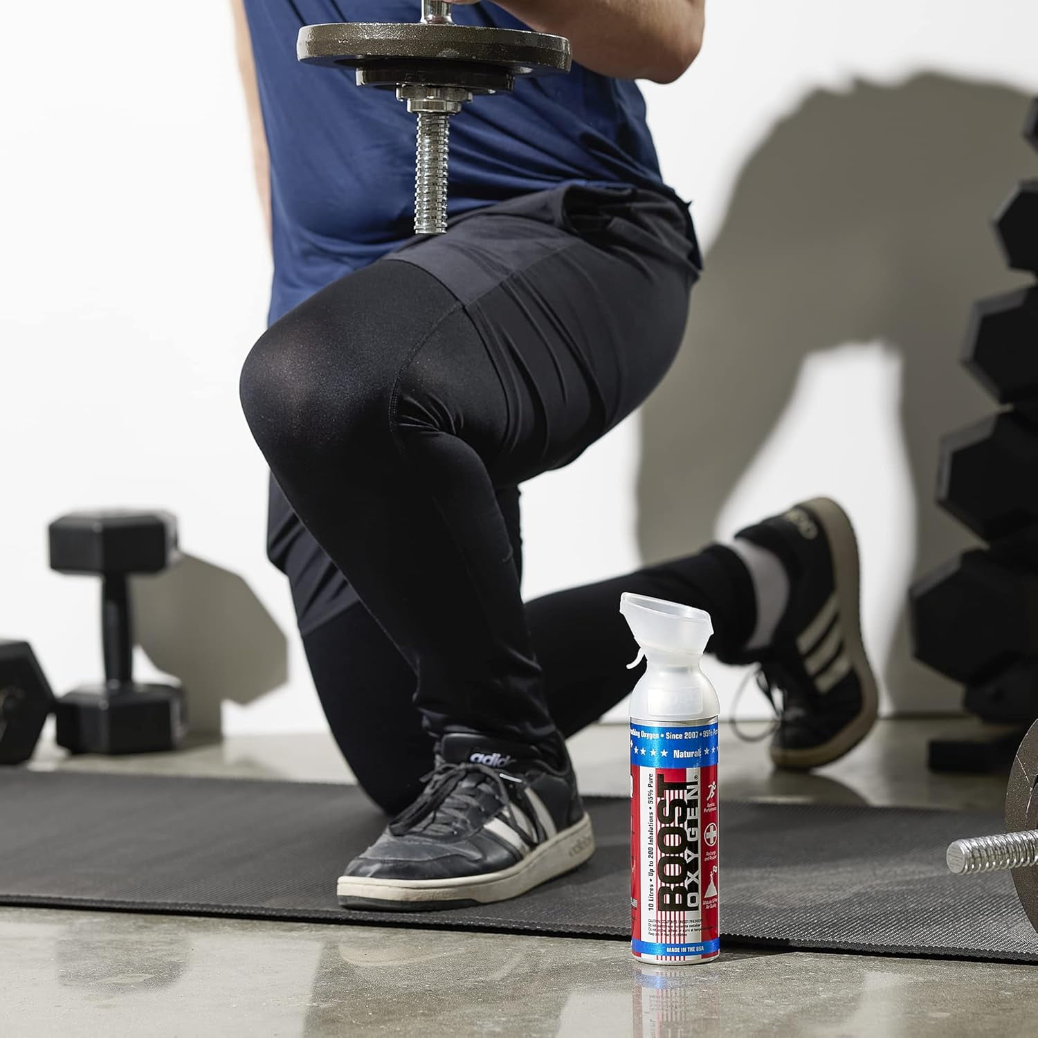 4 Pack 10L Boost Oxygen Stars/Stripes Pure Canned Oxygen Canister, Natural