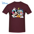 thumbnail image 1 of Disney Mickey Mouse Donald Duck And Friends T shirt Harajuku Short Sleeve T-shirt 100% Cotton Graphics Tshirt Brands Tee TopXL Gao Jinjia LED, 1 of 2