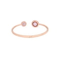 thumbnail image 4 of Bvlgari Classic Carnelian Mother Of Pearl Open Flip Bracelet 18K Rose Gold Sz M, 4 of 9