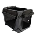 thumbnail image 5 of Zeus Deluxe Soft Dog Crate, Grey & Black, Extra Large, 5 of 5