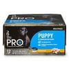 Pure Balance Pro+ 3.5oz 12ct MP - Puppy Wet Dog Food Variety Pack, 3.5 oz Bowls (12 Pack)