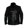 thumbnail image 1 of Classyak Veste Moto en Cuir Véritable pour Hommes, 1 of 2