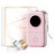 thumbnail image 1 of Label Maker Memoking D30, térmica, con Bluetooth, recargable, color rosa, 1 of 1