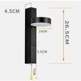 thumbnail image 3 of Luz de pared Led de 9W, tricolor seleccionable con interruptor giratorio de 360 °, luz de pared Led interior para sala de estar, dormitorio, cocina, 3 of 5