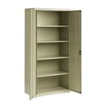 thumbnail image 2 of Hirsh Welded Steel Storage Cabinet with 4 Shelves, 18"Dx36"Wx72"H, Putty, 2 of 9