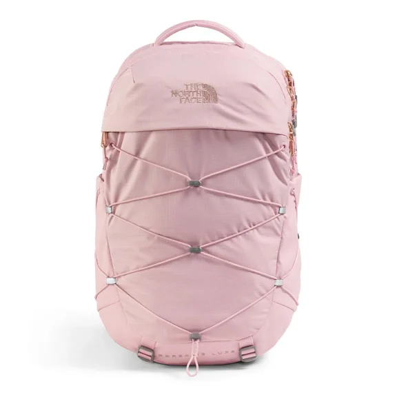 The North Face Womens Borealis Luxe Backpack, Metal Pink/Burn, One Size