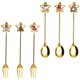 thumbnail image 5 of 1 Juego de cucharas de Navidad, tenedores, cuchara de acero inoxidable, tenedor, tenedor de postre, cuchara, cubiertos de Navidad, 5 of 8
