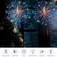 thumbnail image 2 of Htwon Hanging Firework Lights 150 LED Copper Wire Starburst Light with 8 Lighting Modes & Remote, Decorations for Bedroom, Christmas, Party, Multi-Color, 2 of 13