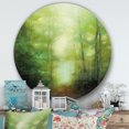 thumbnail image 2 of Designart 'Into the Clearing Forest' Art Mural en Métal de Ferme - Disque de 36, 2 of 5