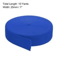 thumbnail image 2 of Bandas elásticas Uxcell para coser 1" 10 yardas azul claro carrete elástico para pelucas, cinturillas, pantalones, 2 of 6